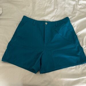 Forever 21 Blue High Waist Cargo style Shorts